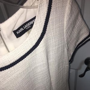 Karl Lagerfeld White cocktail dress